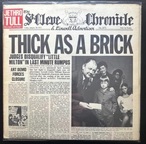 Jethro Tull – Thick As A Brick (Used) - Maple City Music