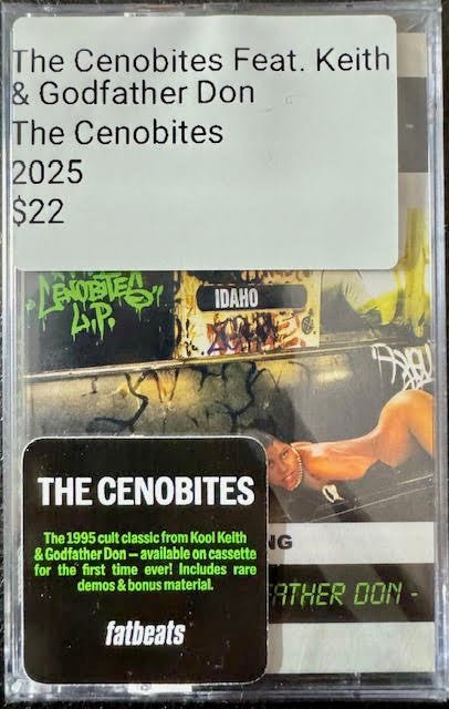 The Cenobites Featuring Kool Keith & Godfather Don – The Cenobites (Cassette, 2025, Don Town Music DTM001) - Maple City Music
