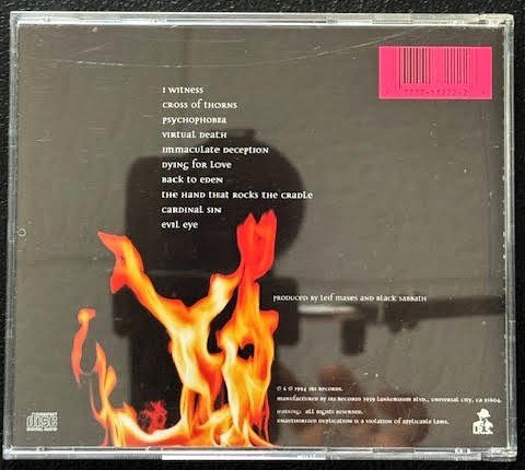 Black Sabbath – Cross Purposes (CD, Album, 1994, I.R.S. Records 07777 13222 2 8) - Maple City Music