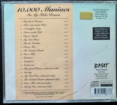 10,000 Maniacs – In My Tribe Demos (CD, 1989, Blast First BFFP CD90) - Maple City Music