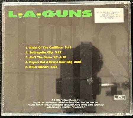 L.A. Guns – Cuts (CD, EP, Polydor 314 517 623-2) - Maple City Music