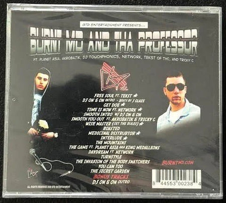 Burnt MD & Tha Professor – Burnt MD and Tha Professor (CD, Album/Compilation, Late 2000s, GTD Entertainment) - Maple City Music