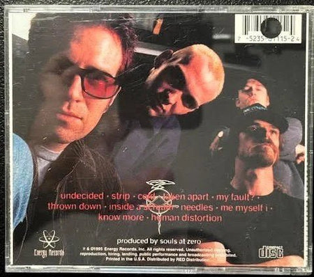 Souls At Zero – A Taste For The Perverse (CD, 1995, Energy Records NRG 81115-2) - Maple City Music