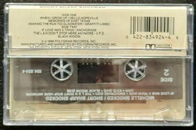 Michelle Shocked – Short Sharp Shocked (Cassette, 1988, Mercury/PolyGram) - Maple City Music