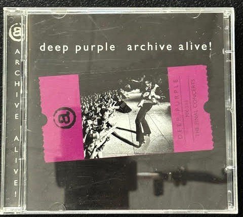 Deep Purple – Archive Alive! (2xCD, 1997, Archive Recordings ACH 80003) - Maple City Music
