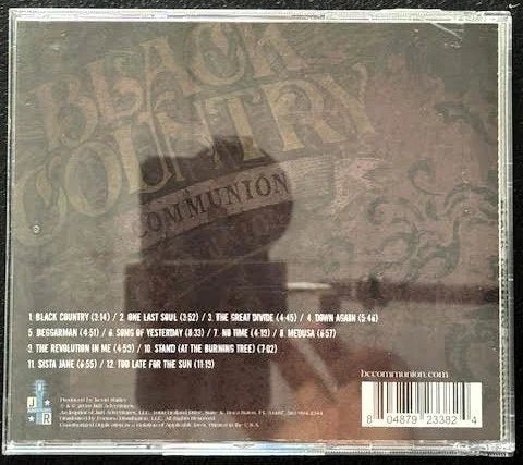 Black Country Communion – Black Country Communion (CD + DVD, 2010, J&R Adventures PRAR92338) - Maple City Music