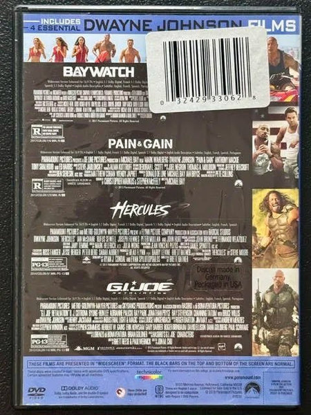 Dwayne Johnson 4-Movie Collection (DVD, Multi-Studio Collection) - Maple City Music