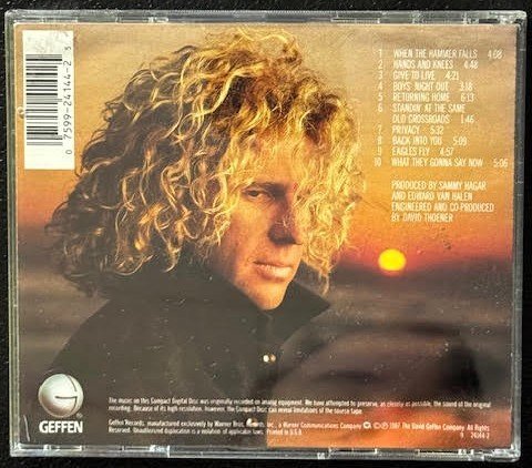 Sammy Hagar – Sammy Hagar (I Never Said Goodbye) (CD, Album, Club Edition, Geffen M2G 24144) - Maple City Music