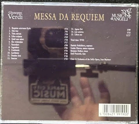 Giuseppe Verdi – Messa Da Requiem (CD, 1995, Musica Di Angeli 5028421991900) - Maple City Music