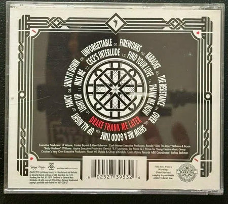 Drake – Thank Me Later (CD, Album, Clean Version, 2010, Universal Motown / Cash Money Records B0014326-02) - Maple City Music