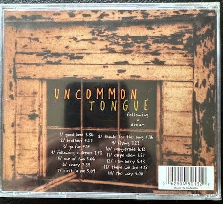 Uncommon Tongue – Following a Dream (New) - Maple City Music