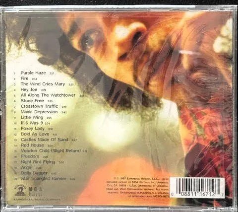 Jimi Hendrix – Experience Hendrix - The Best Of Jimi Hendrix (CD, 1997, MCA Records MCAD-11671) - Maple City Music