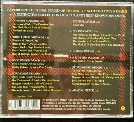 Various – The Best Of Scottish Pipes & Drums (CD, 2005, Madacy Reflections 96741-02112) - Maple City Music