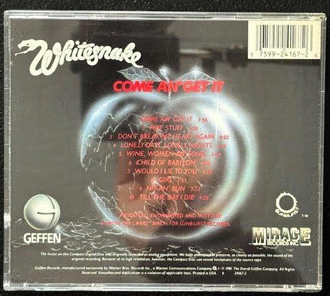 Whitesnake – Come An' Get It (Used) - Maple City Music
