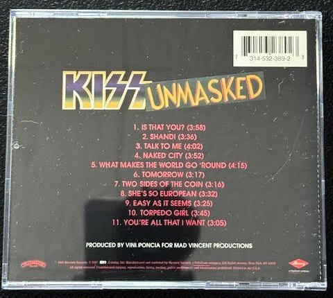 Kiss – Unmasked (Used) - Maple City Music