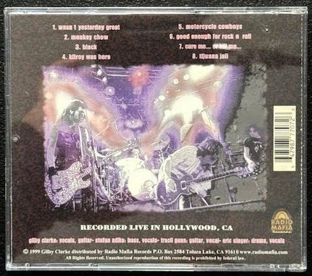 Gilby Clarke – 99 Live (CD, 1999, Radio Mafia Records RM707) - Maple City Music