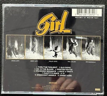 Girl – Wasted Youth (CD, 1999, Receiver Records RRCD 268 / RRCD 268-Z) - Maple City Music