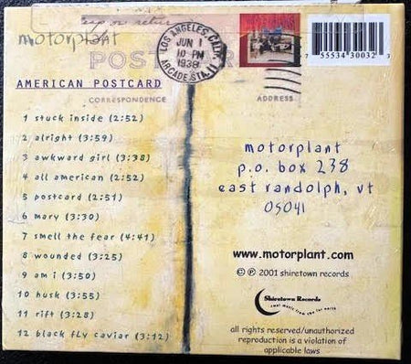 Motorplant – American Postcard (New) - Maple City Music