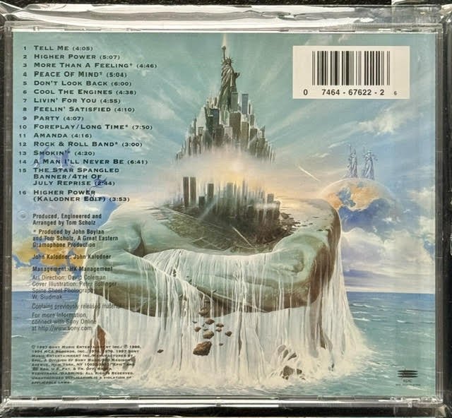 Boston – Greatest Hits (CD, Compilation, 1997, Epic 67622-2) - Maple City Music