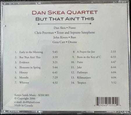 Dan Skea – Pathways (CD, 2006, Kenya Sands Music KSM 001) - Maple City Music