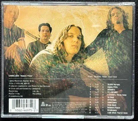 Candlebox – Happy Pills (CD, 1998, Maverick / Warner Bros. Records 9 46975-2) - Maple City Music
