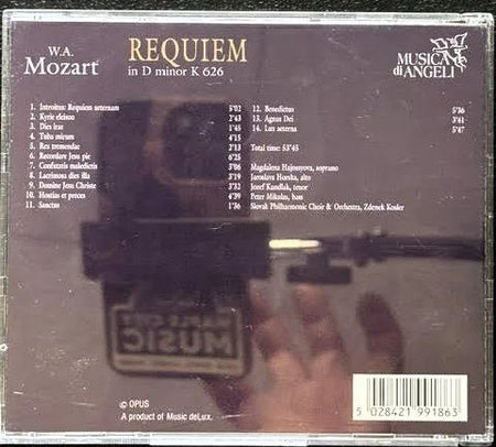 W.A. Mozart – Requiem In D Minor K.626 (CD, 1995, Musica Di Angeli 5028421991863) - Maple City Music