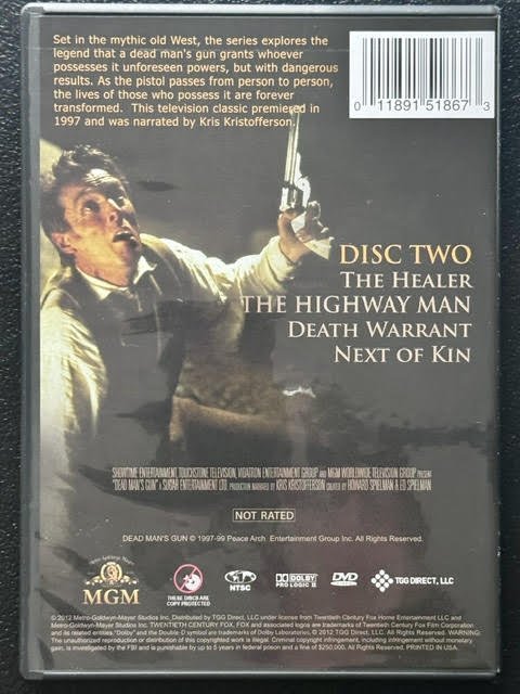 Dead Man’s Gun – Best Of Season 1 Volumes 1 & 2 (DVD, Television Series Collection, MCA Television / Universal Studios Home Entertainment) - Maple City Music