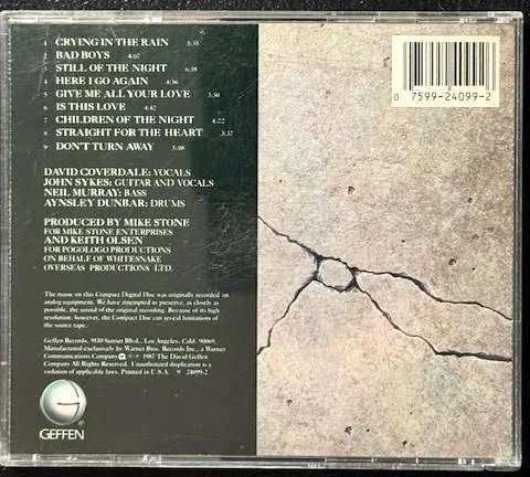 Whitesnake – Whitesnake (Used) - Maple City Music