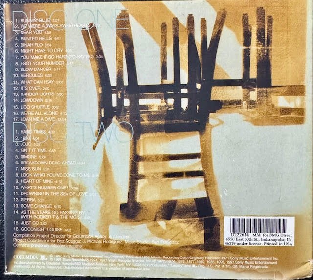 Boz Scaggs – My Time: A Boz Scaggs Anthology (1969-1997) (Used) - Maple City Music