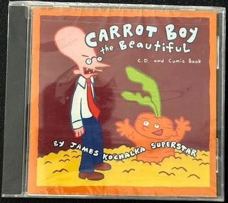 James Kochalka Superstar – Carrot Boy The Beautiful (CD + Comic Book, Album, 2002, Sudden Shame Records) - Maple City Music