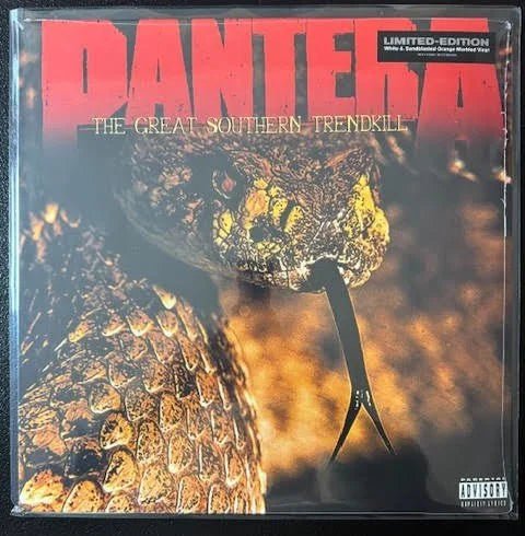 Pantera – The Great Southern Trendkill (White & Sandblasted Orange Marbled LP, 2021, RCV1 61908) - Maple City Music