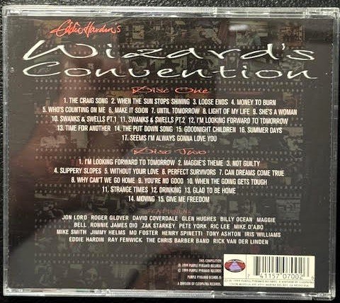 Eddie Hardin's Wizard's Convention – Wizard's Convention (2xCD, Album, Compilation, 1999, Purple Pyramid BIG 4045-2) - Maple City Music