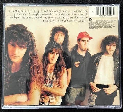 Anthrax – Madhouse: The Very Best Of Anthrax (CD, Compilation, Club Edition, 2001, Island Records I2 86004) - Maple City Music