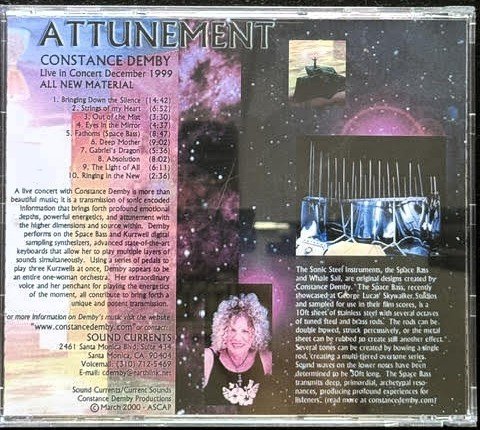 Constance Demby – Attunement (CD, 2000, Sound Currents Productions) - Maple City Music
