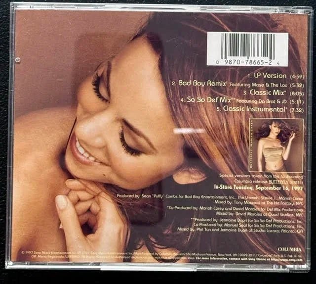 Mariah Carey – Honey (CD, Maxi-Single, 1997, Columbia 44K 78665) - Maple City Music
