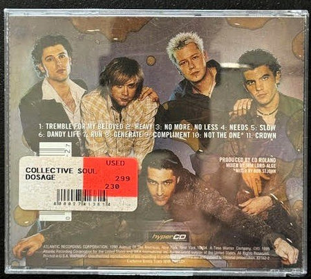 Collective Soul – Dosage (CD, Album, Enhanced, Commerce Pressing, 1999, Atlantic 83162-2) - Maple City Music
