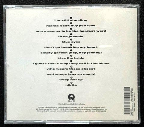 Elton John – Greatest Hits 1976-1986 (CD, Island Records 314 548 840-2) - Maple City Music
