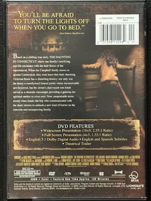 The Haunting in Connecticut (Used) - Maple City Music
