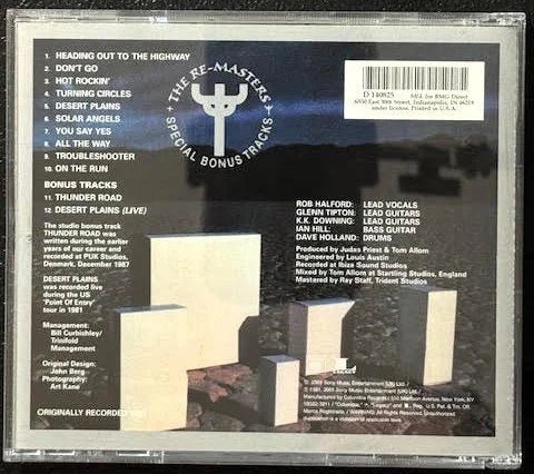 Judas Priest – Point Of Entry (CD, 2001, Columbia CK 85436) - Maple City Music