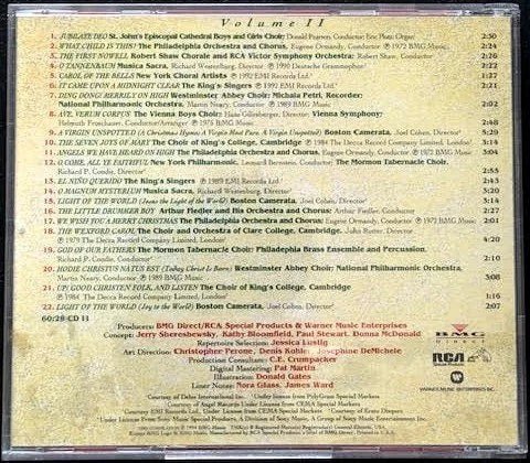 Various – Great Choruses Of Christmas Vol. 1 & 2 (Used) - Maple City Music