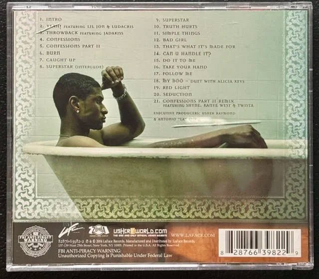 Usher – Confessions (CD, 2004, LaFace/Zomba 82876-63982-2) - Maple City Music