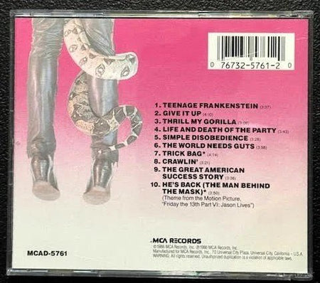 Alice Cooper – Constrictor (CD, 1986, MCA Records MCAD-5761) - Maple City Music