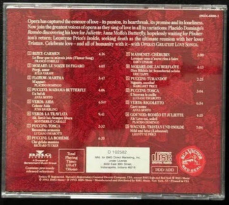 Various – Opera's Greatest Love Songs (Used) - Maple City Music