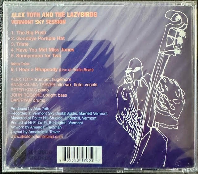 Alex Toth and the Lazybirds – Vermont Sky Session (CD, Album, Independent / Self-Released) - Maple City Music