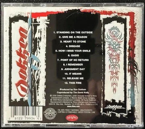 Dokken – Lightning Strikes Again (CD, Album, Slipcase, 2008, Rhino Entertainment R2 460028) - Maple City Music