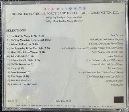 The United States Air Force Band – High Flight: Highlights (New) - Maple City Music