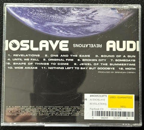 Audioslave – Revelations (CD, Album, 2006, Epic / Interscope 82796 97728 2) - Maple City Music