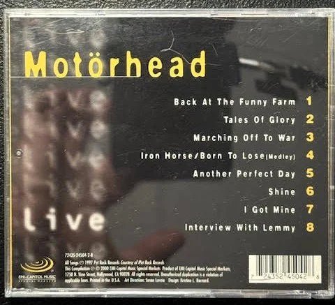 Motörhead – Live (Used) - Maple City Music