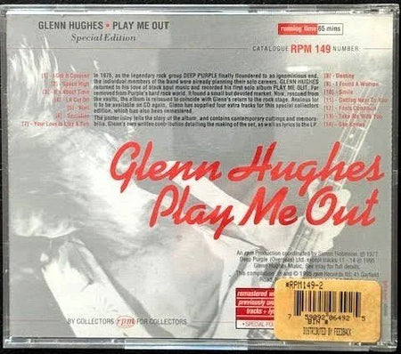 Glenn Hughes – Play Me Out (CD, RPM Records RPM 149) - Maple City Music