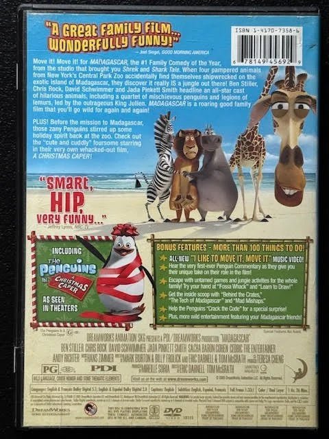 Madagascar — Includes The Penguins in a Christmas Caper (Used) - Maple City Music